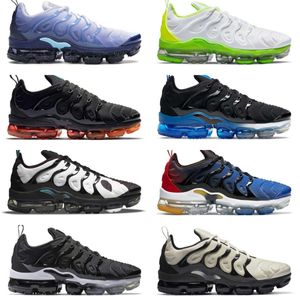 2022 Tn Plus Men Women Running Shoes Vapores Triple Trainer Black Red Blue Royal Volt Griffey Tns Requin Berry Lime Psychic Pink Fireberry Designer Sports Sneakers