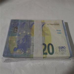 Und Geldspielgeschenke Euro Film gefälschter Billet 005 Prop 20 Faux Play Collection Copy Dollar Hiprjhdvw