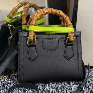 Borsa da donna in bambù Borsa da shopping originale con manico per borsa di marca originale