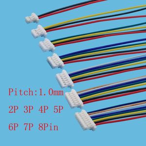 Altri accessori per l'illuminazione 10 pezzi JST SH 1,0 mm 2/3/4/5/6/7/8 pin singolo jack femmina linea elettronica spina terminale cavo connettore lunghezza