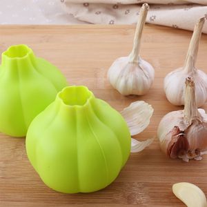 Silicone Vitlök Peeler Matlagning Kök Mat Garlics Peels Tool Supplies Peel Artefact Hotel Restaurant Bärbara Vitlökskalare BH6477 WLY