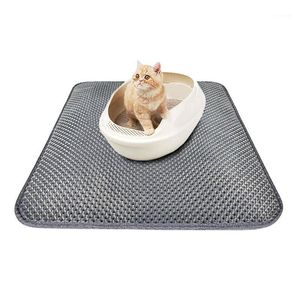 Cat Litter Pad Anti-bringing Board Double Layer Box Rubbing Foot Filter Net Falling Sand Toilet Mat Beds & Furniture