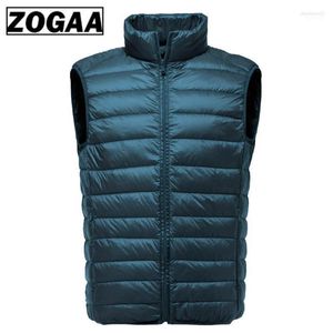 Giacca senza maniche da uomo Inverno Ultraleggero Piumino d'anatra bianco Gilet Uomo Slim Abbigliamento da uomo Gilet caldo antivento Stra22