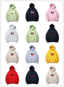 Det nya modem￤rket Sup Hoodie Plus Fleece Classic Simple Brodered Jacket Mens and Womens Cotton Casual European och N Style 22SS