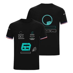 Męskie koszulki Formuła 1 Racing Suit T-shirt F1 Team Racing Suit krótkoczepowe szybkie wyschnięte oddychanie niestandardowe plus rozmiar 2022 Nowy styl BXOX