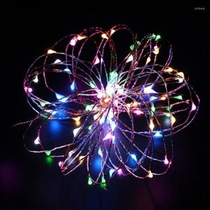 Strings LED Fairy String Lights 5m 50 Wodoodporna bateria z drutu miedzianego zasilana na świąteczne przyjęcie weselne dekoracja