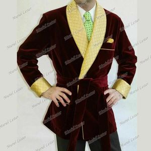 Men's Suits & Blazers Costume Homme Casual Men Jacket Tailor-Made Velvet Smoking Business Groom Wear Coat Dress Trajes De Hombre Trench Over