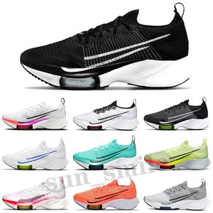 Nike Air Zoom Tempo NEXT% Flyknit FK de corrida Fly Knit Para homens tipo feminino Pure Platinum Men Women Trainers Sports Sneakers Runners Fashion