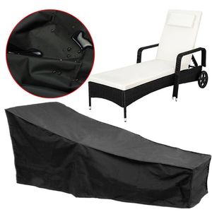 Chair Covers Foldable Outdoor Garden Sun Lounger Cover Furniture Waterproof Patio Chaise Recliner Rattan DustcoverChair