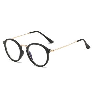 Mode män och kvinnor retro glasögon ram platt glasögon