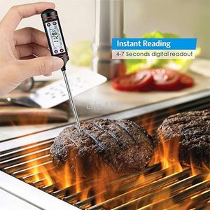 Digital Meat Thermometer Cooking Food Kitchen BBQ Probe Water Milk Oil Liquid Oven Digital Temperaure Sensor Meter dhl DD