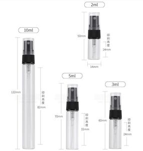 2ml 미니 유리 향수 바이알 2cc 유리 병 리필 가능한 샘플 병 소형 분무기 스프레이