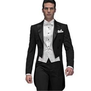 Wedding Tuxedos Podwójny szczyt szczytowy lapel groom tylne płaszcz menu garnitury kolacja blazer blezer jacketievestpants a220s