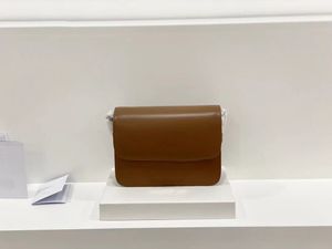 High quality metal buckle single shoulder bag women's and leather luxury designer crossed armpit Wallet