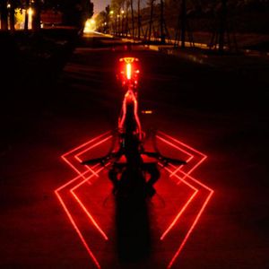 USB ładowalne przednie tylne rowerowe rowerowe laserowe laserowe rower rowerowy tylne światło rowerowy hełm lampa światła montaż rowerowe 305B