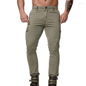 Men's Pants Nice Men Tactical Joggers Plus Size Cargo Trousers Multi Pocket Military Style Pantalones Hombre Streetwear Drak22