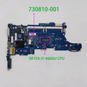 För HP 840 G1 Laptop Motherboard 850 CPU: I7-4600U SR1EA DDR3 6050A2560201-MB-A02 730810-601 730810-001 Test OK