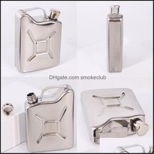 Quinques de quadril Drinkwares Cozinha Bar Garden Home Garden Novo Lip Red Food Grade de aço inoxidável Flask Pocket Alcool Liquor Whisky Flagon Fun Fun