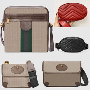 Designer de luxo Ophidia ombro da cintura bolsa de couro bolsa postman bolsa Mini bolsa mochila feminino transvers