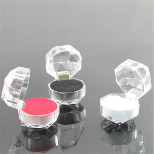 Other Arts and Crafts Clear Plastic Ring Earrings Display Boxes Pendant Beads Storage Organizer Boxes Package Case Gift Jewelry Box