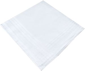 Herren Taschentücher großhandel-Herrenwottwäsche weißes Taschentuch