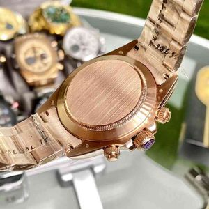 Men ROL Luxury Date Watches For Ex Cosmograph Dayton Series 316 Rostfritt stål Case Mechanical 40mm Watch Wristwatches
