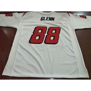 Mit Custom # 88 TERRY GLENN Game Worn RETRO Jersey 1999 Con Team Men College Jersey Taglia S-4XL o personalizzata con qualsiasi nome o numero di maglia