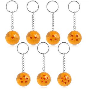 Moda 7 sztuk / partia 1-7 gwiazdki Balls Wisiorek Breloki Kobiety Mężczyźni Kids Brelok Biżuteria Przyjaciół Christmas Gift G220421