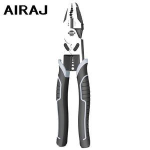 AIRAJ Multifunzione Pinze Set Combinazione Stripper Crimper Cutter Heavy Duty Wire Diagonal Hand Tools 220428