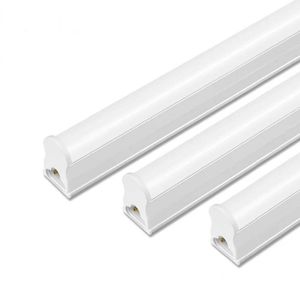 Lampada a tubo a LED 220V 110 V T5 6W 8W 12W Lulb LED PVC Plastica Fluorescente Fluorescente Lucile per il guardaroba da cucina