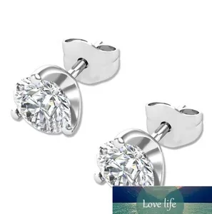 Studs Woman Silver 925 Earring Screw Back Ear Piercing Lab Diamond Earrings Women Jewelry