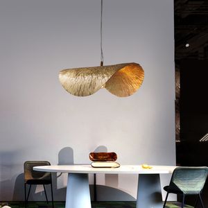 Pendant Lamps 18.2 Inchs Copper Pendant Light Luxury Hanging Lamp for Dining Room Shop Bar Decoration Lighting