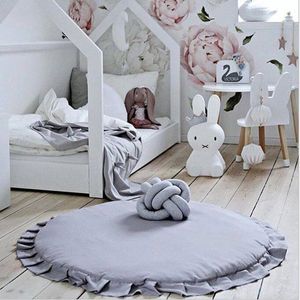 Round Baby Play Mats Cotton Child Carpet for Living Room Soft Sleeping Children's Rug Kids Play Rugs Floor born Gym Playmat