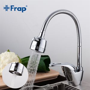 Frap 1set Messing Küche waschbecken wasserhahn Mixer Kalten und Heißer Wasserhahn Einzigen Loch Wasserhahn mischer küche mixer torneira cozinha F4303 T200423