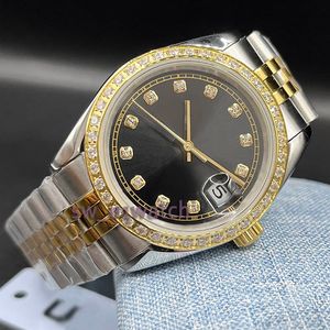 Relógio feminino luxo de alta qualidade relógio de diamante designer relógio anel de diamante movimento de quartzo tamanho 41mm 36mm 31mm 28mm pulseira de aço inoxidável relógio à prova d'água