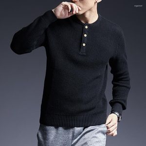 Męskie swetry marka mody SWEATER MĘŻCZYZNA SIDY SIDY KOLOR SLIM FIT ZMKORSKI KNITWEAR GRUBY KOREBY STYL STYL Casual Ubrania Olga22