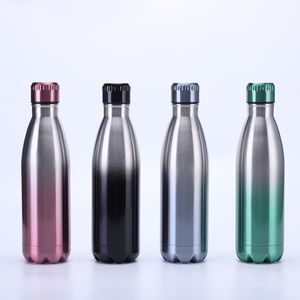 17oz 500ml Cola Garrafa de Viagem Frasco de Desporto Caneca isolada Vácuo 18/8 de aço inoxidável 2-wall Kettle Chaltle Cup Multi Designs