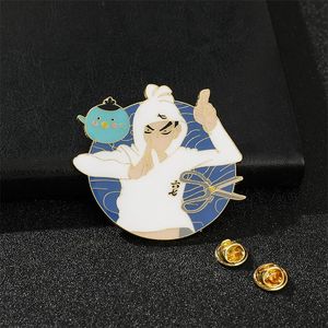 Pins Brooches Anime Scissor Seven Metal Zinc Alloy Lapel Backpack Jewelry For Children Kids GiftsPins