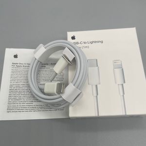1m 3ft usb c PD fast charging cables type c to ligthing charger cable for iphone 11 12 13 pro max 18w 20w adapter With packaging box