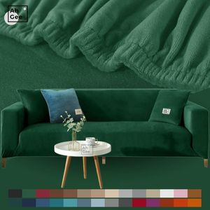 Stuhl Grün Samt großhandel-Stuhlabdeckungen Sofa Schutz für Haustiere grüne Ecke Cover einstellbar Couch Samt Wohnzimmer Chaise Longue