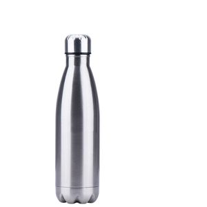 Water Bottles 304 stainless steel sports water bottle 500ml bright paint cola bottle thermos cup500ml