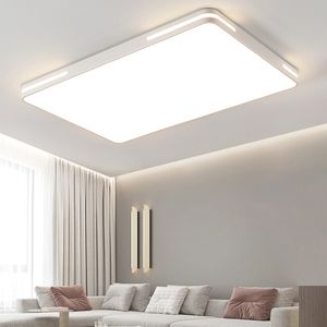 Moderne rechteckige LED Wohnzimmer Deckenleuchten minimalistische weiße runde Schlafzimmerlampe Speisesaal-Flur-Corridor-Balkonlampen
