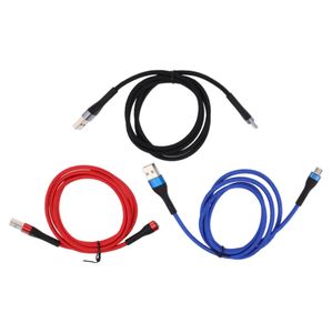 Micro USB -kabel 3A Nylon Fast Charging Type C Sync Data Cables för Samsung Xiaomi HTC Huawei Android Phone Wire 1m