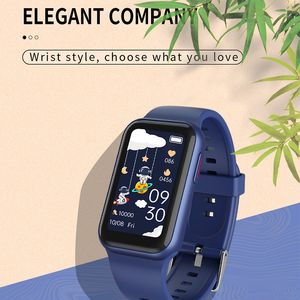 Nova tela de cor impermeável Smart Wristbands Sports Android Ios Música Smart Relógio Coração Frequência Blood Oxygen Sleep Monitor Fitness Tracker