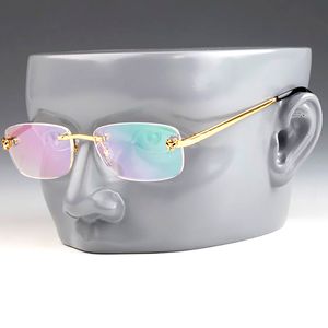 Fashion carti luxury Cool occhiali da sole Designer designer uomo uomo montatura in titanio occhiali da computer quadrati protezione contro la prescrizione ottica della luce blu Donne