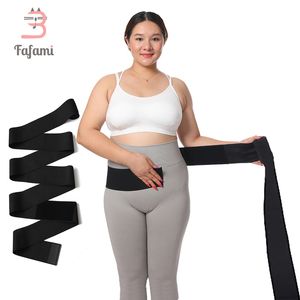 Postpartum Belly Band Gravid Kvinnor Slimming Tummy Compression Wrap Belt Justerbar Bandage Elastisk Midja Trainer Trimmer 220419