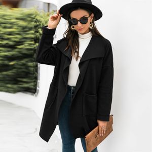 Women Long Sleeve New Jacket Open Front Loose Pocket Causal Lightweight Kimono Vest Jacket Quick Ropa Mujer 2022 L220725