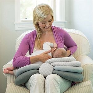 Hipac Baby Stillkissen Mutterschaft geboren Stillkissen für Baby Säugling Kuscheln Baumwolle Fütterung Taille Kissen Kissen LJ201208