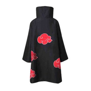 Halloween AKATSUKI TOBI OBITO Cosplay Costume Akatsuki Z Długim Rękawem Cape Halloween Karnawał Fancy Dress Party Dorosłych AA220324