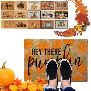 Carpets Thanksgiving Doormats Home Autumn Dwarf Front Door Mat Carpet Floor Indoor And Outdoor Decoration Non-slip 80X50CM#8Carpets